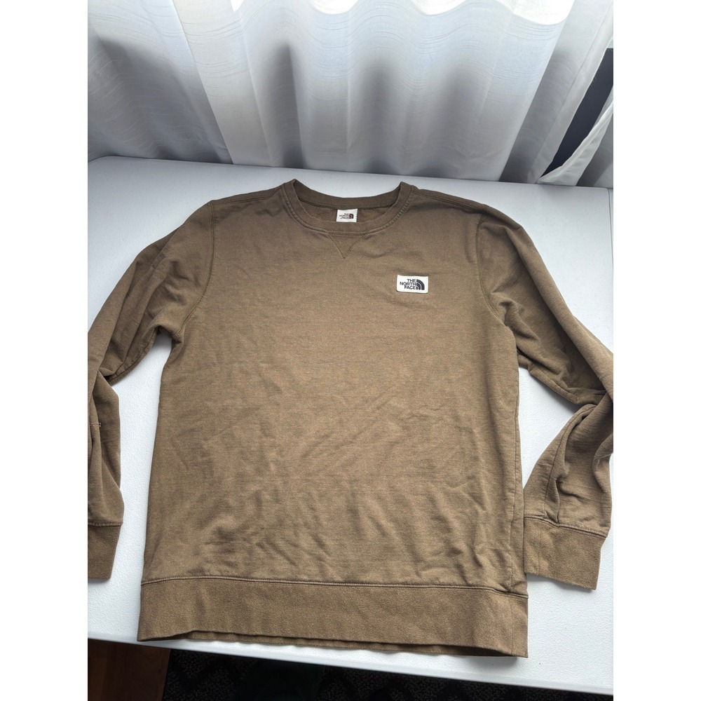 The North‎ Face Mens Crew Neck Sweatshirt Pullover Jumper Brown Casual Everyday
